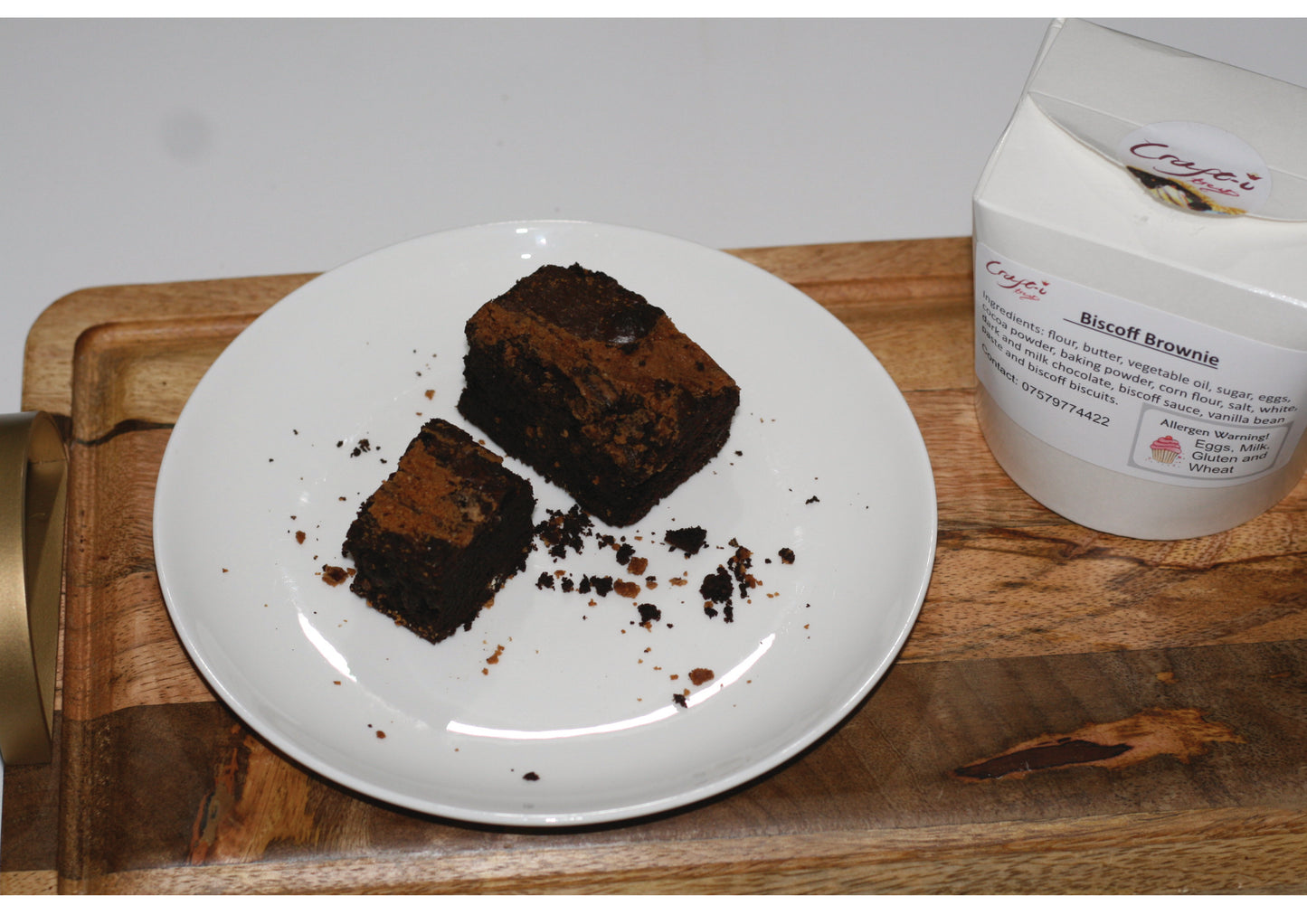 Coconut Brownie Box, 5pcs