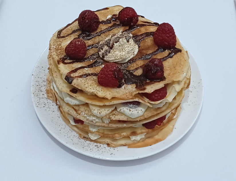 Sweet Crepe cake Serves 8