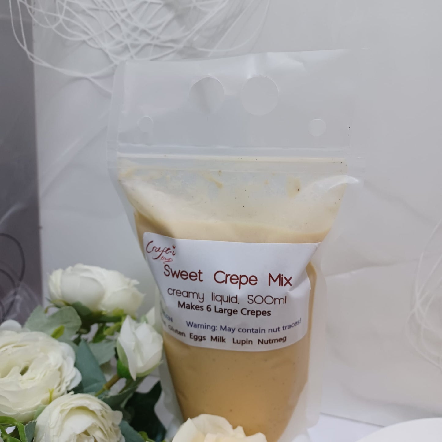 Sweet Crepe Mix, creamy liquid, 500ml  -   Chilled or Frozen (select)
