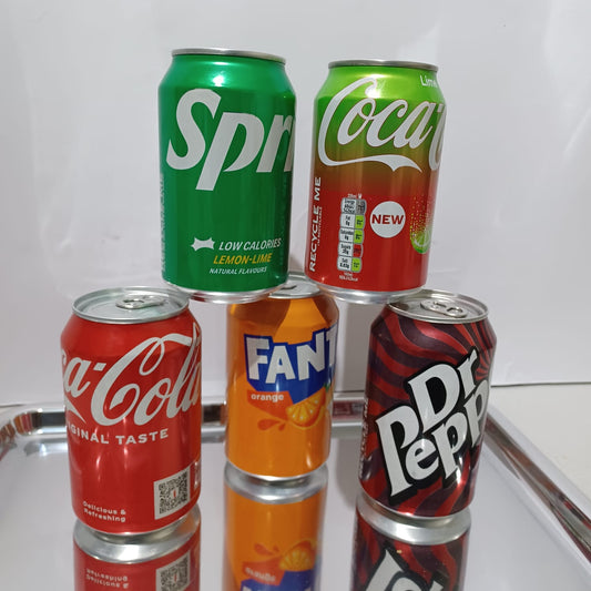 Fizzy Drinks - Coke, Sprite, Fanta & Dr Pepper