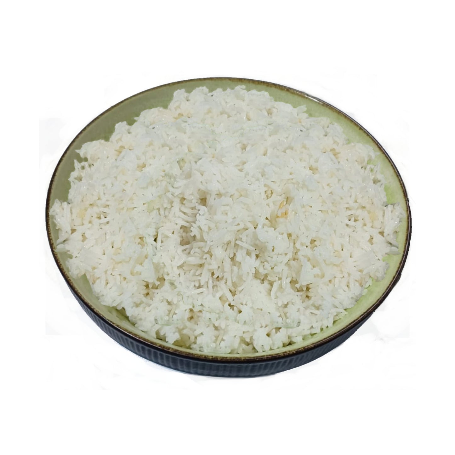 Plain boiled Long grain Rice or Basmati rice